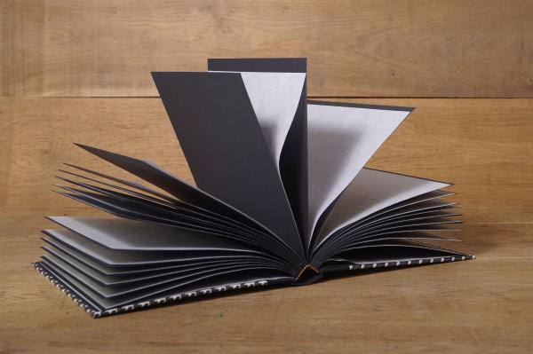 High-quality black photo cardboard photo album